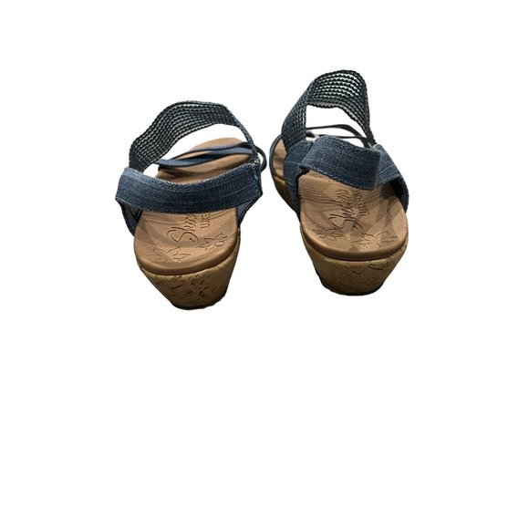 Skechers Navy Brie Dawdle Sandals Size 9 - Picture 3 of 8